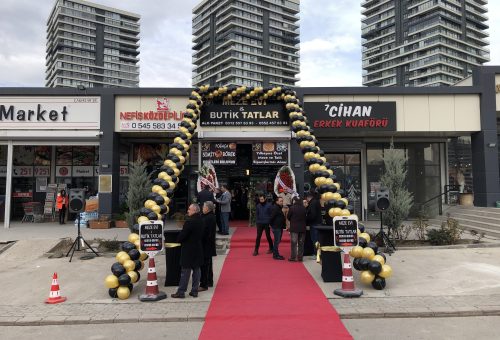 Sincan Açılış Organizasyonu Balon Zinciri Süsleme