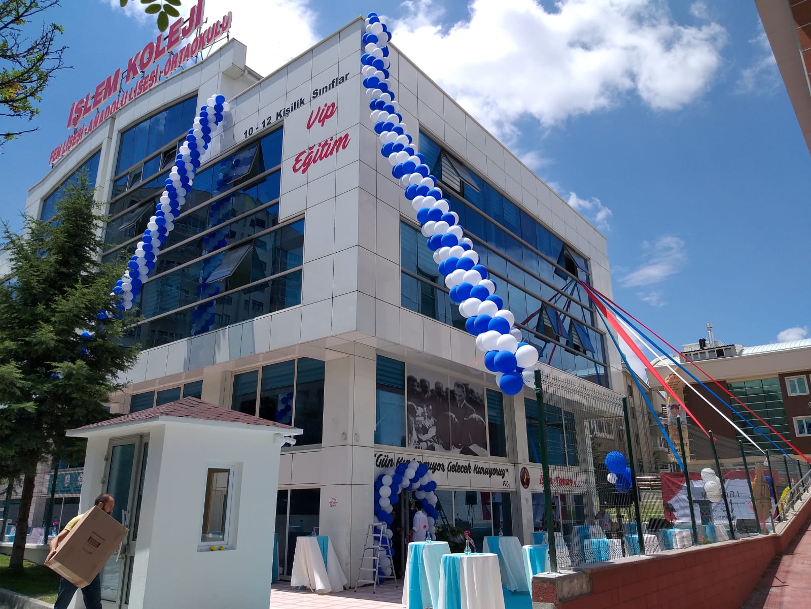 Pursaklar Açılış Organizasyonu Balon Zinciri Süsleme