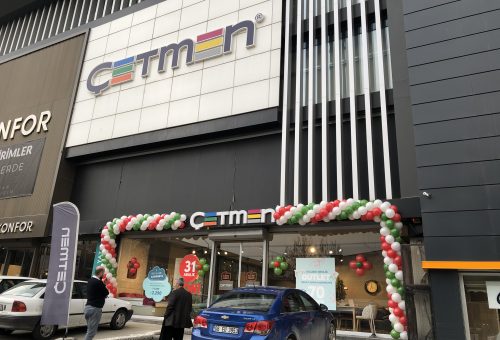 Mamak Açılış Organizasyonu Balon Zinciri Süsleme